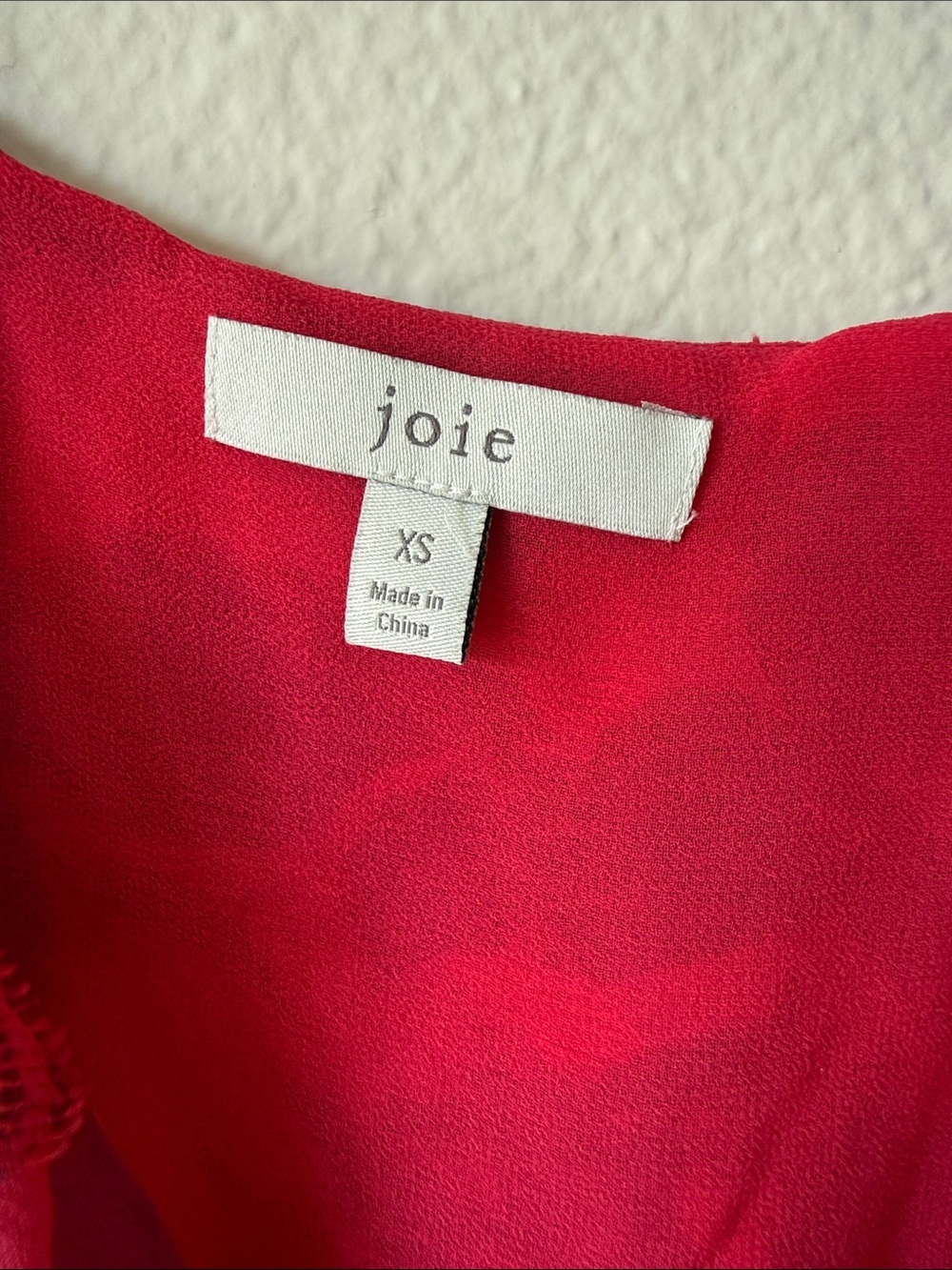 Joie Teresa Pink Floral Silk Cotton Blend Ruffle Mini Dress Size XS - Picture 3 of 9